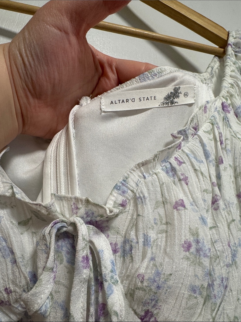 Altar’d State Julia Floral Mini Dress Size XXL - Picture 3 of 4